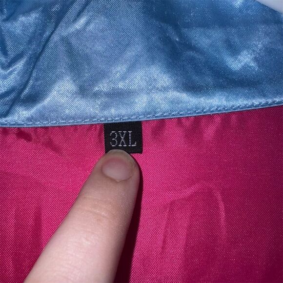 80s Color Block Windbreaker Jacket 3XL Multicolor Unisex - Picture 4 of 5